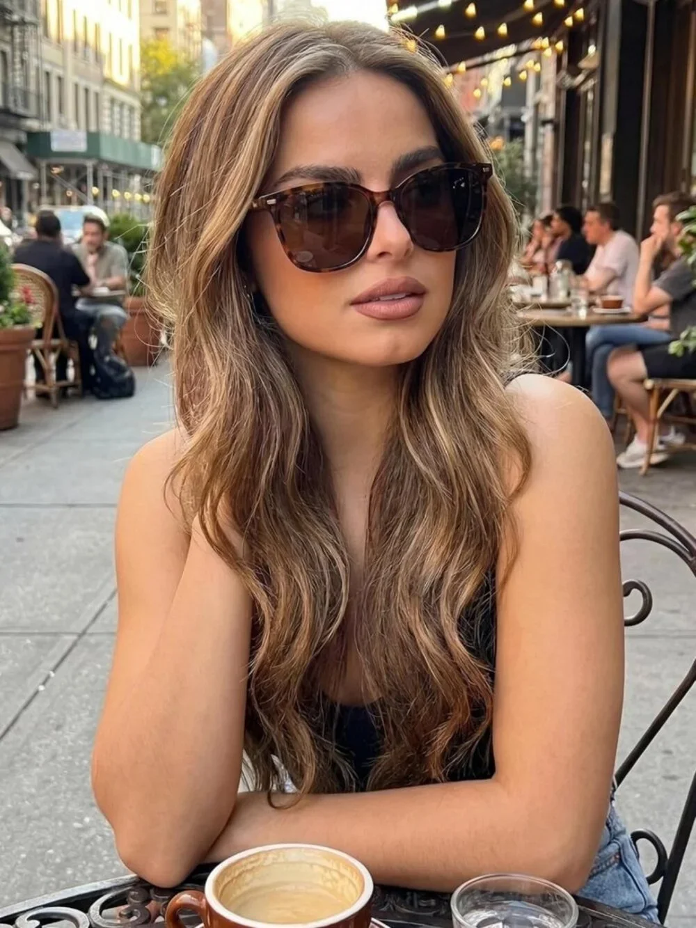 Trendy Polarized Sunglasses for Women - UV400 Protection, Big Frame, Stylish